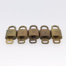 LOUIS VUITTON Padlock 10 Set Padlock metal Gold LV Auth 202434-6