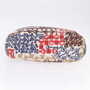 CELINE Shoulder Bag Pile Multicolor Gold Auth 202453A-12