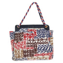CELINE Shoulder Bag Pile Multicolor Gold Auth 202453A-2