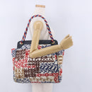 CELINE Shoulder Bag Pile Multicolor Gold Auth 202453A-29