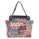 CELINE Shoulder Bag Pile Multicolor Gold Auth 202453A-4