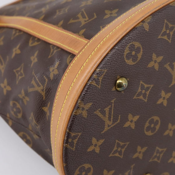 LOUIS VUITTON Monogram Bucket GM Shoulder Bag M42236 LV Auth 202456