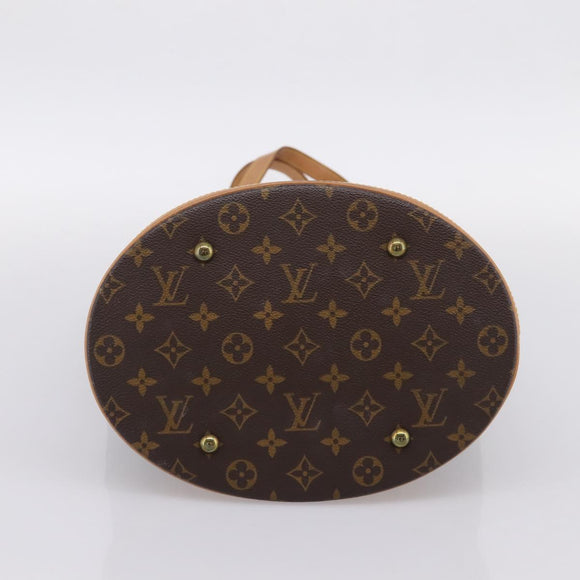 LOUIS VUITTON Monogram Bucket GM Shoulder Bag M42236 LV Auth 202456