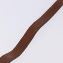 Salvatore Ferragamo Gancini Shoulder Bag Leather Brown Gold Auth 202457-10