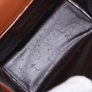 Salvatore Ferragamo Gancini Shoulder Bag Leather Brown Gold Auth 202457-23