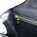 LOUIS VUITTON Epi Serie Dragonne Clutch Bag Black Noir M52612 LV Auth 202460-20