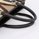 LOUIS VUITTON Kabainsbruck Hand Bag Suede Brown Silver M95245 LV Auth 202462A-7