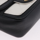 CHANEL Matelasse Chain Shoulder Bag Lamb Skin Black Gold CC Auth 202464SAM-9