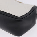 CHANEL Matelasse Chain Shoulder Bag Lamb Skin Black Gold CC Auth 202464SAM-17