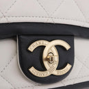 CHANEL Matelasse Chain Shoulder Bag Lamb Skin Black Gold CC Auth 202464SAM-18