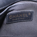 CHANEL Matelasse Chain Shoulder Bag Lamb Skin Black Gold CC Auth 202464SAM-22