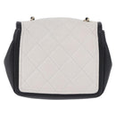 CHANEL Matelasse Chain Shoulder Bag Lamb Skin Black Gold CC Auth 202464SAM-2