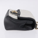 CHANEL Matelasse Chain Shoulder Bag Lamb Skin Black Gold CC Auth 202464SAM-3