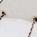 CHANEL Matelasse Chain Shoulder Bag Lamb Skin Black Gold CC Auth 202464SAM-7