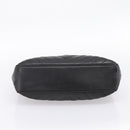 CHANEL V Stitch Hand Bag Leather Black Gold CC Auth 202466-10