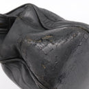 CHANEL V Stitch Hand Bag Leather Black Gold CC Auth 202466-15