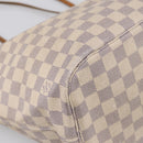 LOUIS VUITTON Damier Azur Neverfull MM Tote Bag N41605 LV Auth 202468-16