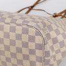 LOUIS VUITTON Damier Azur Neverfull MM Tote Bag N41605 LV Auth 202468-17