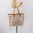 LOUIS VUITTON Damier Azur Neverfull MM Tote Bag N41605 LV Auth 202468-24
