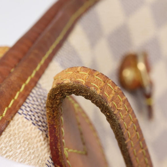 LOUIS VUITTON Damier Azur Neverfull MM Tote Bag N41605 LV Auth 202468