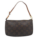 LOUIS VUITTON Monogram Pochette Accessoires Pouch M51980 LV Auth 202469-2