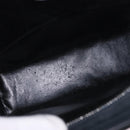 Salvatore Ferragamo Vala Hand Bag Suede 2way Black Gold Auth 202471-19