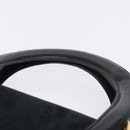 Salvatore Ferragamo Vala Hand Bag Suede 2way Black Gold Auth 202471-9