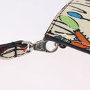 Christian Louboutin Shoulder Bag Patent leather White Silver Auth 202472A-22