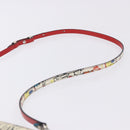 Christian Louboutin Shoulder Bag Patent leather White Silver Auth 202472A-14