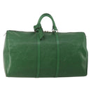 LOUIS VUITTON Epi Keepall 55 Boston Bag Green M42954 LV Auth 202475-1