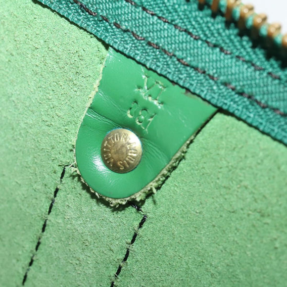 LOUIS VUITTON Epi Keepall 55 Boston Bag Green M42954 LV Auth 202475