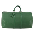 LOUIS VUITTON Epi Keepall 55 Boston Bag Green M42954 LV Auth 202476A-1