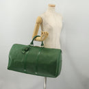 LOUIS VUITTON Epi Keepall 55 Boston Bag Green M42954 LV Auth 202476A-22