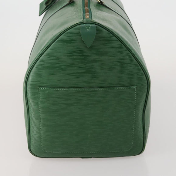 LOUIS VUITTON Epi Keepall 55 Boston Bag Green M42954 LV Auth 202476A