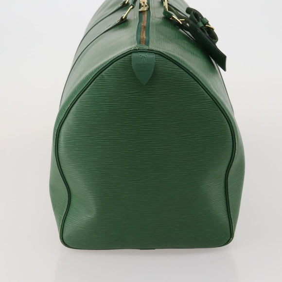 LOUIS VUITTON Epi Keepall 55 Boston Bag Green M42954 LV Auth 202476A