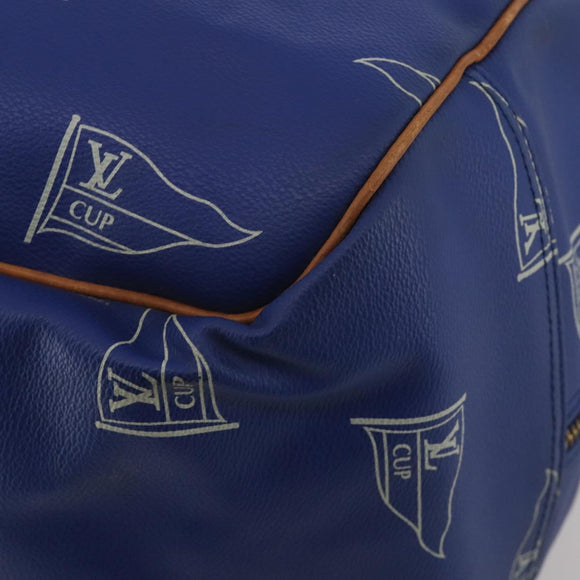 LOUIS VUITTON LV Cup Evasion Boston Bag Blue LV Auth 202477