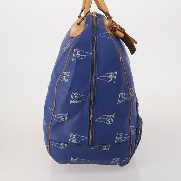 LOUIS VUITTON LV Cup Evasion Boston Bag Blue LV Auth 202477