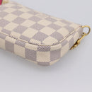 LOUIS VUITTON Damier Azur Vivienne Mini Pochette Pouch N60487 LV Auth 202478M-16