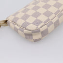 LOUIS VUITTON Damier Azur Vivienne Mini Pochette Pouch N60487 LV Auth 202478M-17