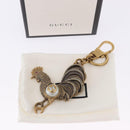 GUCCI Key Ring metal Gold Auth 202480A-12