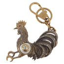 GUCCI Key Ring metal Gold Auth 202480A-13