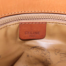 CELINE Macadam Canvas Shoulder Bag PVC Leather Brown Gold Auth 202490-23
