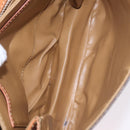 CELINE Macadam Canvas Shoulder Bag PVC Leather Brown Gold Auth 202490-26