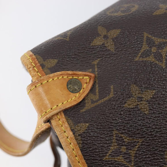 LOUIS VUITTON Monogram Saumur 30 Shoulder Bag M42256 LV Auth 202493