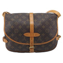 LOUIS VUITTON Monogram Saumur 30 Shoulder Bag M42256 LV Auth 202493-3