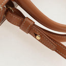 CELINE Vertical Mini Hand Bag Canvas 2way Beige Auth 202496M-16