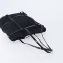 Salvatore Ferragamo Hand Bag Leather Pile 2 Set Black Auth 202497-15