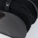 Salvatore Ferragamo Hand Bag Leather Pile 2 Set Black Auth 202497-18