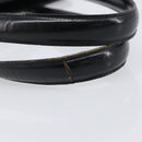 Salvatore Ferragamo Hand Bag Leather Pile 2 Set Black Auth 202497-6