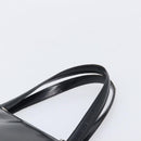 Salvatore Ferragamo Hand Bag Leather Pile 2 Set Black Auth 202497-7
